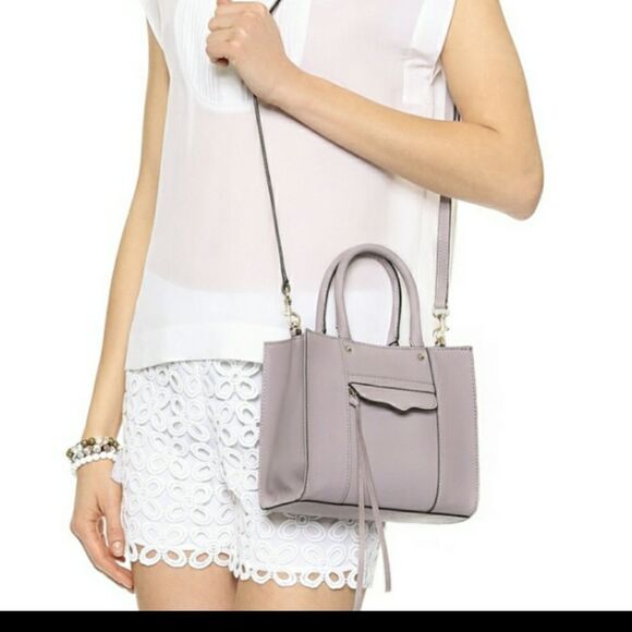 Rebecca Minkoff Mini MAB Tote - Tortora in pale lilac purple - Picture 13 of 14